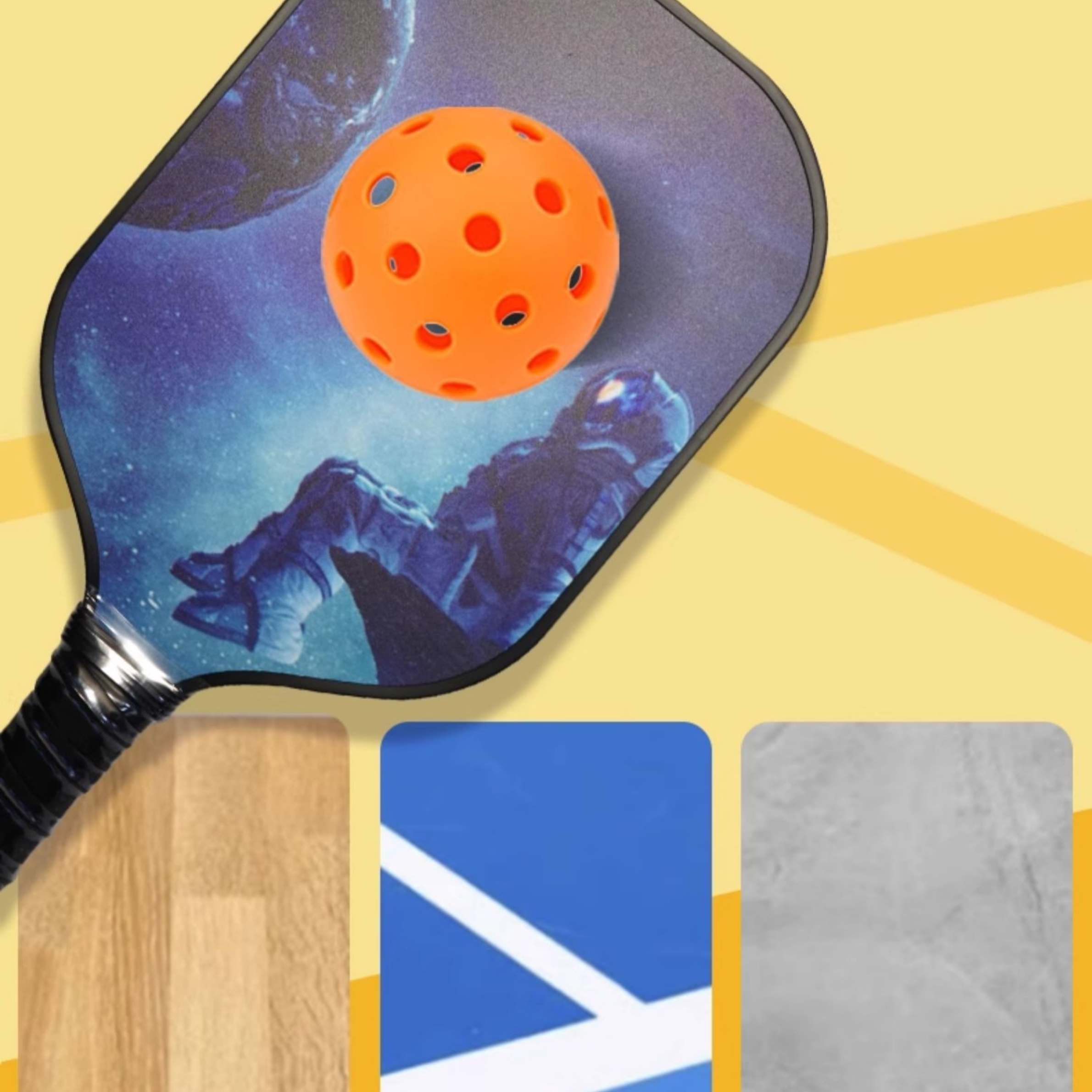 Outdoor-use Pickleball – 12 Pcs